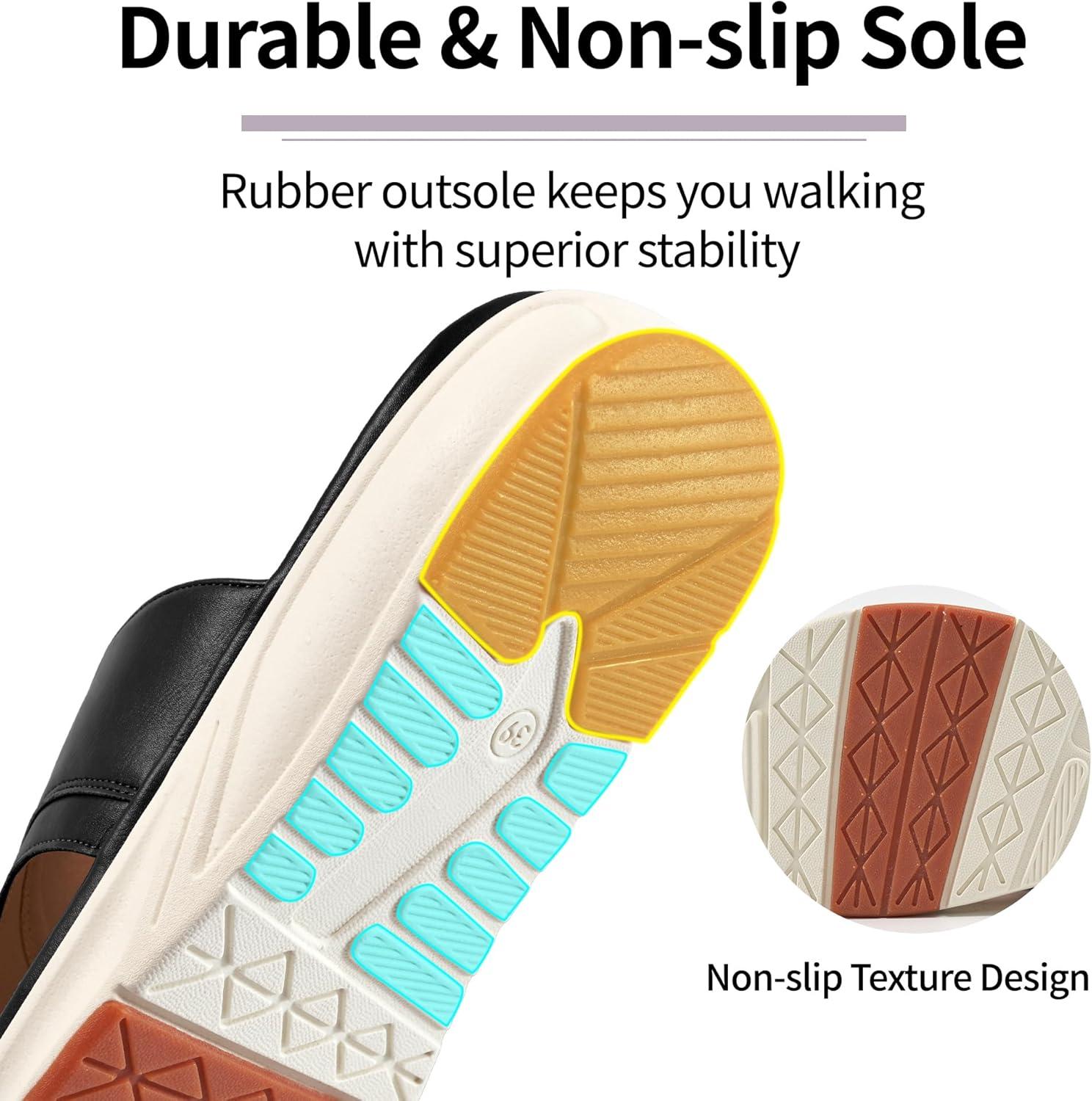 imageOrthopedic Sandals for Women Outdoor Dressy Comfort Slides Womens Fashion  Casual Platform Ladies Walking SandalBlack