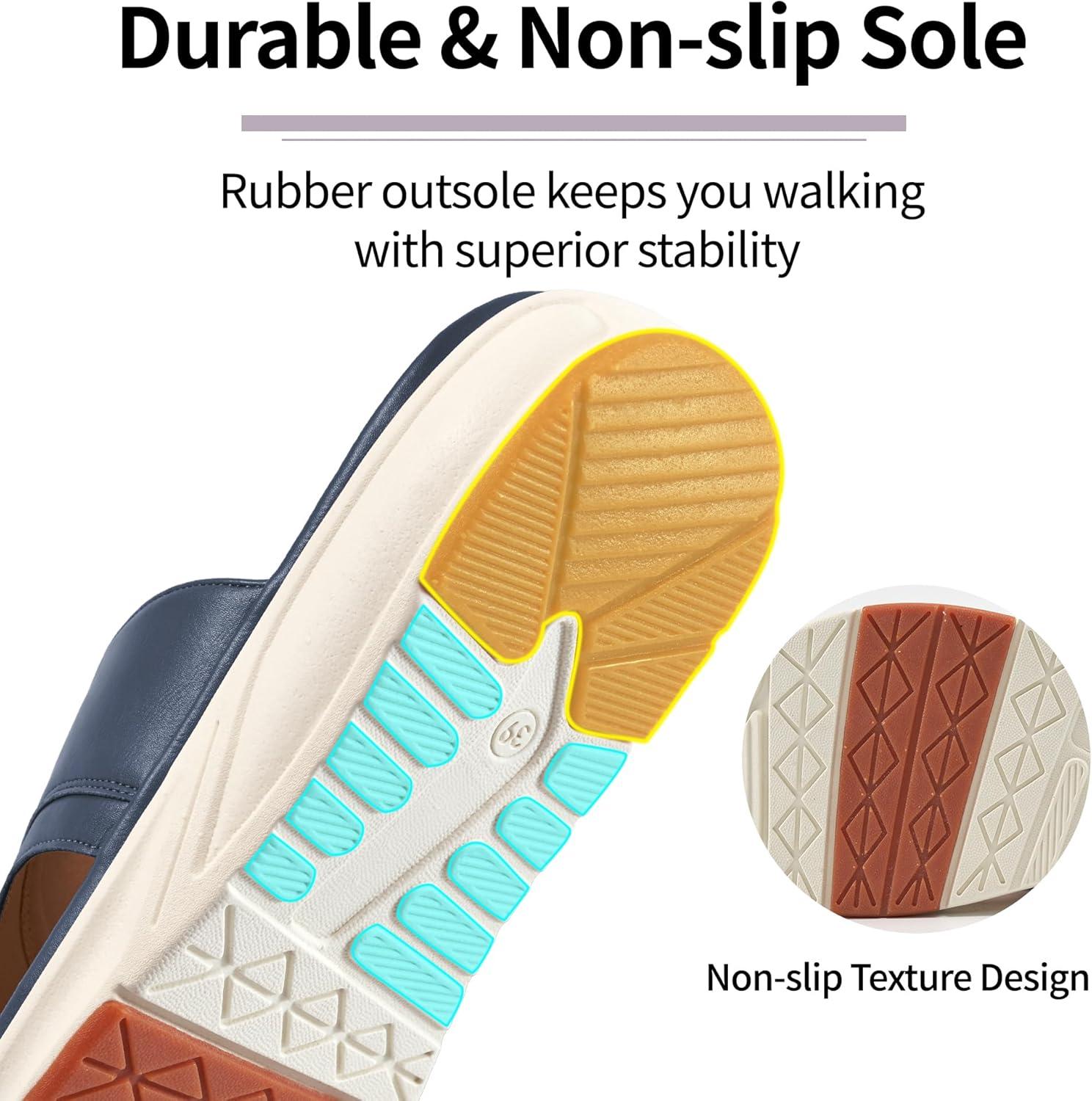 imageOrthopedic Sandals for Women Outdoor Dressy Comfort Slides Womens Fashion  Casual Platform Ladies Walking SandalBlue