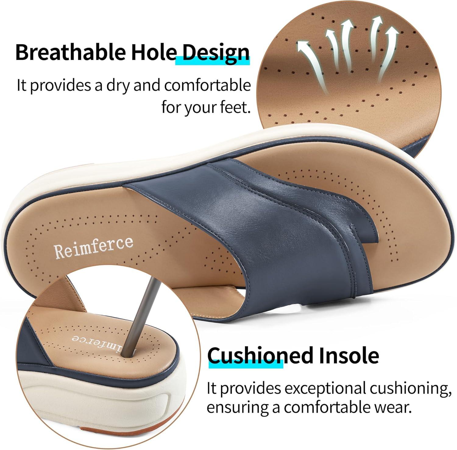imageOrthopedic Sandals for Women Outdoor Dressy Comfort Slides Womens Fashion  Casual Platform Ladies Walking SandalBlue