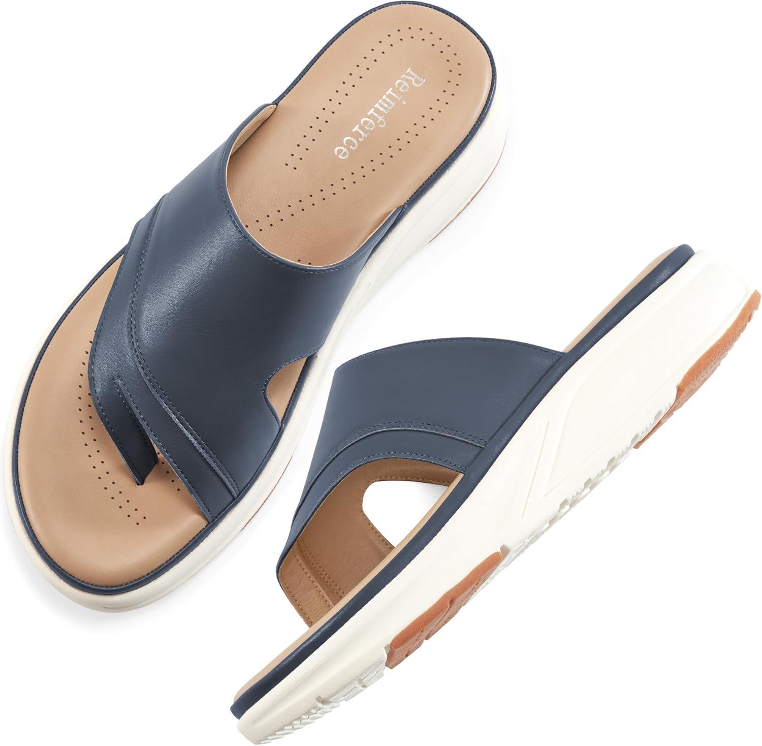 imageOrthopedic Sandals for Women Outdoor Dressy Comfort Slides Womens Fashion  Casual Platform Ladies Walking SandalBlue