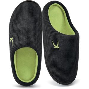 Women Slippers House Shoes: Memory Foam Non Slip Comfortable Bedroom Slipper Women Closed Toe Hand Free Shoes Indoor Outdoor